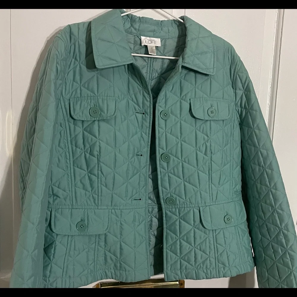 Ann Taylor quilted jacket - Picture 1 of 5